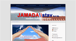 Desktop Screenshot of jamada-stav.sk